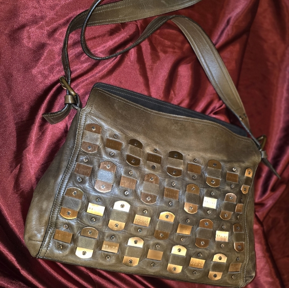 Celine Bag with Copper Colored Hardware-Messenger Style - Picture 2 of 13